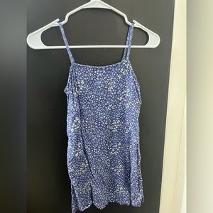 Blue, flowery Abercrombie kids dress, size 9/10